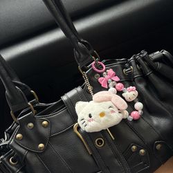 Hello Kitty charm keychain