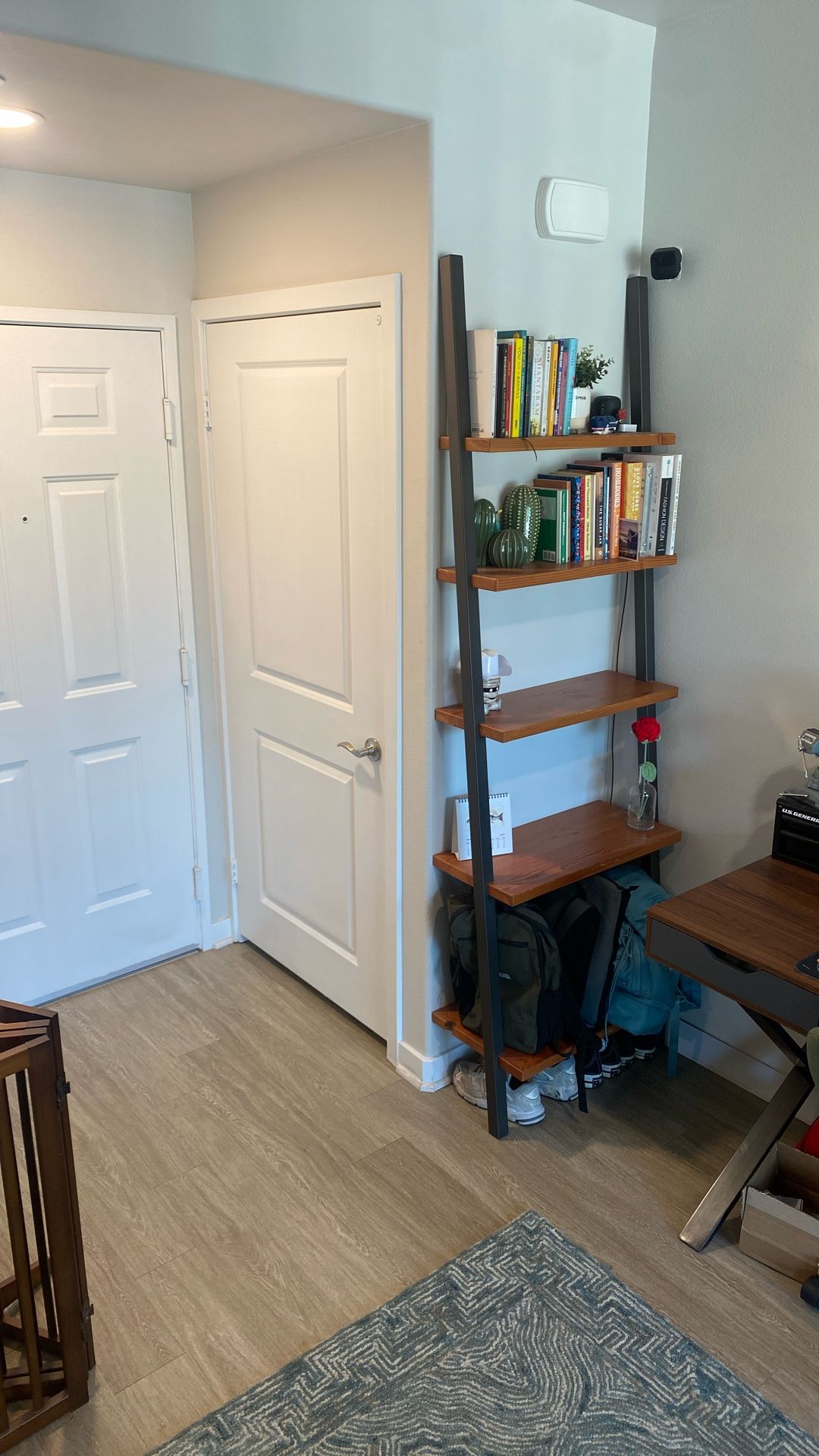 Wooden Ladder Book Shelf