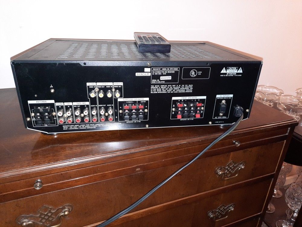 Sony Stereo/Fm-am Receiver Str-D350Z