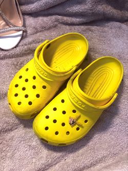 Yellow Crocs Classic Clogs