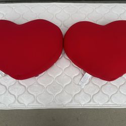 Two decorative soft pillows Like New condition Great work Located in North Fontana