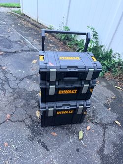 Dewalt mobile tool organizer 3 boxes (Large, Medium & Small)