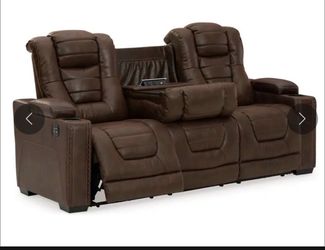 Dual power reclining couch