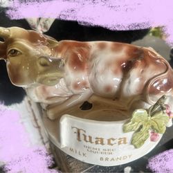 Vintage Tuaca Demi Sec Liqueur Milk Brandy Cow