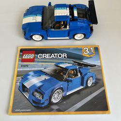 LEGO CREATOR: Turbo Track Racer (31070) Blue Set