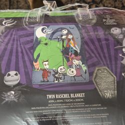 Nightmare Before Christmas Blanket 