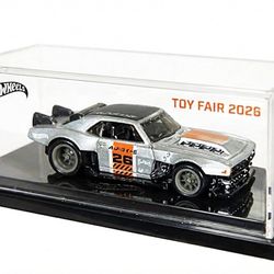 Hot Wheels Toy Fair 2026 Custom '68 Camaro Chevrolet 1:64 Diecast Silver Limite…