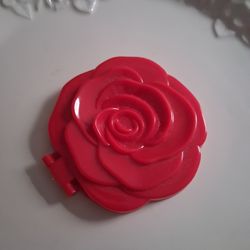Red Rose Compact flowing Rose Mirror Red