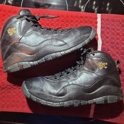 NIKE Jordan 10 Retro NYC Used. 100% Authentic 