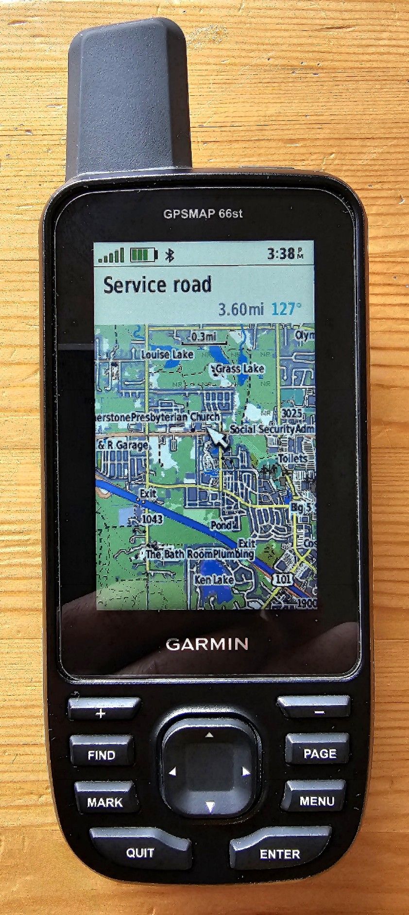 Garmin GPSMAP 66ST Handheld GPS w/Premium Maps Included