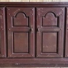 Vintage Sears record player, 8 track, radio console