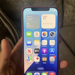 Unlocked iPhone 12 64gb.  Red 