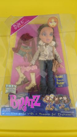 BRATZ Style It Fashion Collection Doll YASMIN 2003 New in Box w/Poster ,clothing box damaged