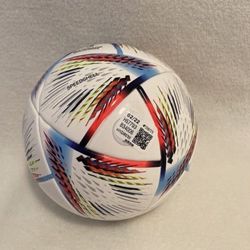 Kids Al Rihla Mini Match Soccer Ball World Cup Qatar 2022 H57793 Size 1