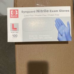 Latex Gloves size large