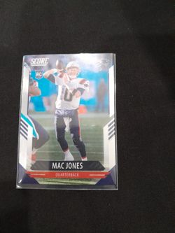 Mac Jones Football Card