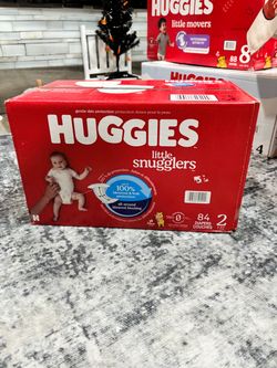 Huggies little snugglers Size 2. (84 diapers)
