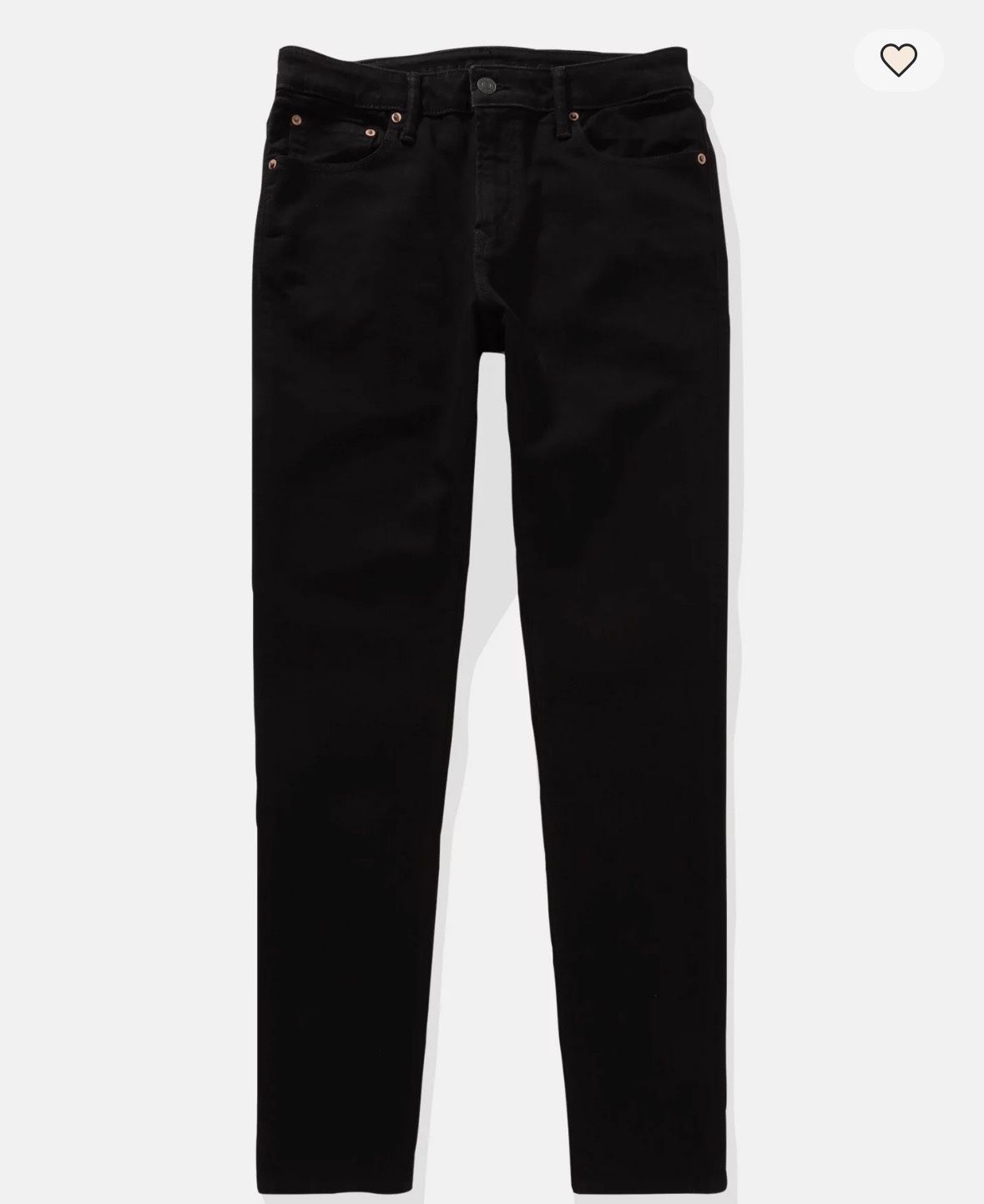 American Eagle Men’s Athletic Skinny Black Jeans 30x30 Brand New With Tags