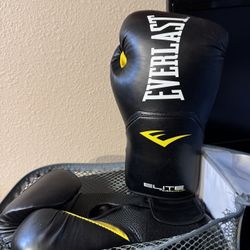 Everlast Elite Boxing Gloves – 16 oz – New