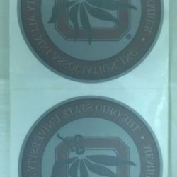 Ohio State University Window Sticker - Set of 2
