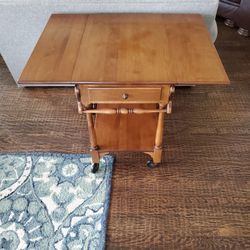 Vintage Wooden Tea Cart