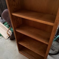 2 book shelves