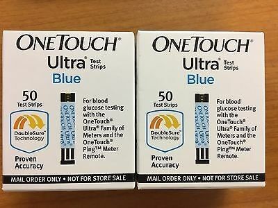 One touch ultra blue white box count of 50 each