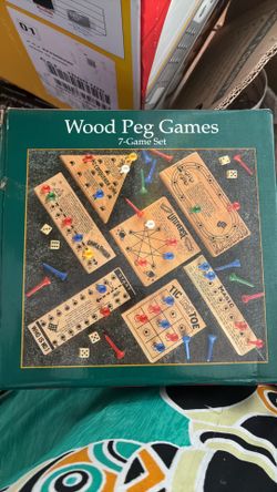 Wood Peg Games