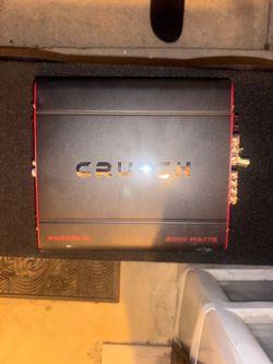 Crunch PX-2025.1D POWER X 2000 Watt Amplifier