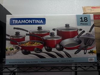 Tramontina nonstick 12 piece set brand new
