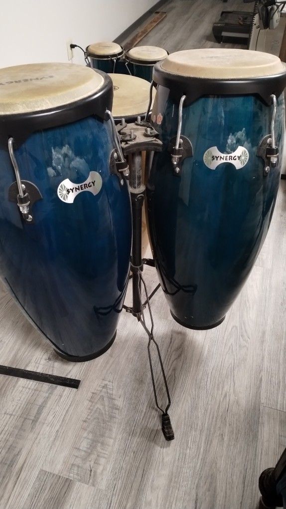 Toca Synergy Congas Set With bongos