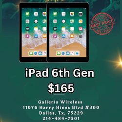 Apple iPad 6th Gen On Sale 