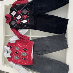 Boys Size 3t Sweater Vest Suits