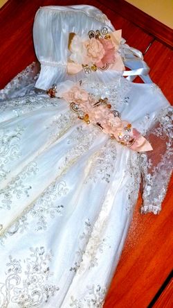 Baptism dress complete set