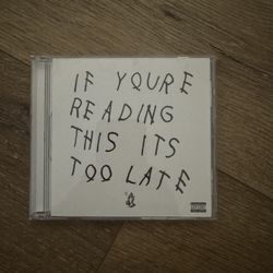 Drake - If You’re Reading This It’s Too Late 2015 CD