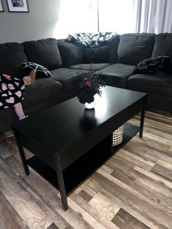 Black Reclining Table