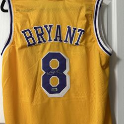 Kobe Bryant Laker #8 Autographed Jersey