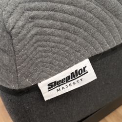 King Mattress + Zinus Bed Frame