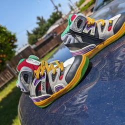 Gucci Kids  panelled high-top sneakers 