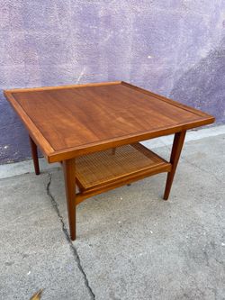 MID CENTURY MODERN KIPP STEWART FOR DREXEL SIDE END COFFEE TABLE WALNUT