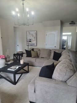 Sectional couch + Coffee Table + End Table