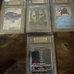 Pokémon BGS Slab Graded Cards 8–9.5 