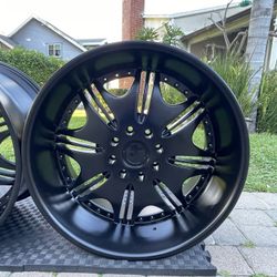 8 Lug Nut Rims/ Rines De 8 birlos (8x6.5) Size: 26”