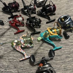 Assorted Fishing Reels 15-30.00