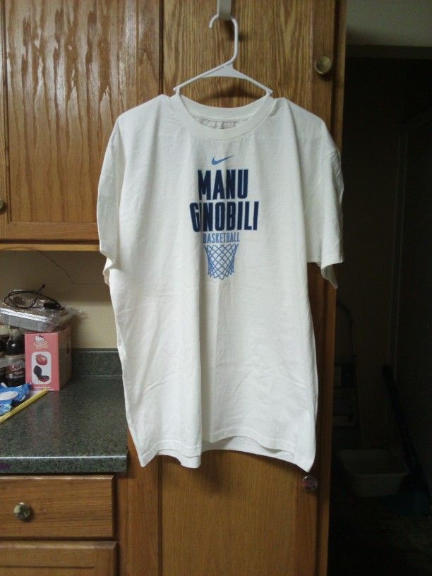 MANU GINOBIL BASKETBALL Shirt Brand New Size Large (Must Pick Up