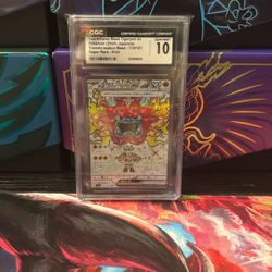 Graded Ogerpon Ex Pokemon Card 