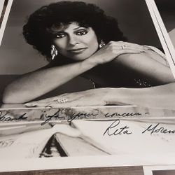 LEGENDARY RITA MORENO HAND SIGNED PHOTOGRAPH