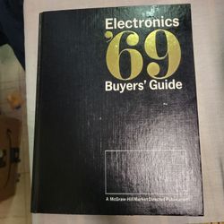 Vintage 1969 Electronic Buyers Guide