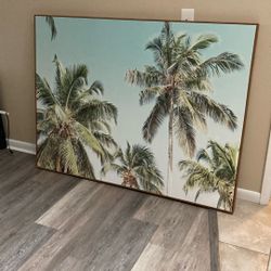 5ft Like New Palm Painting