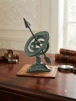 Decorative Armillary Sphere Sundial Sculpture
